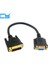 Analog DVI 24+5 Erkek VGA Dişi Monitör Dönüştürücü Adaptör Kablosu 20 cm Siyah DVI VGA Adaptör Adaptörü (Yurt Dışından) 2