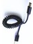 Spiral Sarmal USB 3.1 C-Type Erkek - USB 3.1 C-Type Erkek Adaptör Adaptör Kablosu 1m (Yurt Dışından) 3