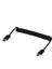 Spiral Sarmal USB 3.1 C-Type Erkek - USB 3.1 C-Type Erkek Adaptör Adaptör Kablosu 1m (Yurt Dışından) 5