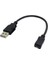 Mikro USB B Tipi 5pin Dişi - USB 2.0 Erkek Konnektör Uzatma Kablosu 25CM (Yurt Dışından) 3