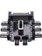 Tıshrıc 1 Ila 8 3pin Fan Hub Pwm Sata Molex Splitter Pc Madencilik Kablosu 12 V Güç Kaynağı Soğutucu Soğutma Hızı Kontrol Adaptörü (Yurt Dışından) 4