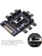Tıshrıc 1 Ila 8 3pin Fan Hub Pwm Sata Molex Splitter Pc Madencilik Kablosu 12 V Güç Kaynağı Soğutucu Soğutma Hızı Kontrol Adaptörü (Yurt Dışından) 5