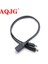 2'si 1 Arada Mikro USB Dişi - Usb-C Tip C USB 3.1 Tip-C ve Mikro USB Erkek Ayırıcı Uzatma Şarj Şarj Cihazı Y Kablosu (Yurt Dışından) 4