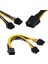 Pcıe 8 Pinli Dişi - Çift 2x 8 Pinli (6+2) Erkek Pcı Express Güç Adaptörü Y Ayırıcı Uzatma Kablosu (Yurt Dışından) 2