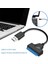 USB 2.0 - Sata 22PIN Adaptör Dönüştürücü Kablosu Için 2.5in HDD SSD Sabit Sürücüler Dönüştürücü Dard Disk Desteği 2.5 Inç (Yurt Dışından) 1