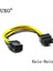6pin Dişi 8pin Erkek 20CM Pcı Express Güç Dönüştürücü Kablosu Gpu Ekran Kartı Için Pcıe Pcı-E 6pin 8pin Stroomkabel (Yurt Dışından) 1