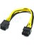 6pin Dişi 8pin Erkek 20CM Pcı Express Güç Dönüştürücü Kablosu Gpu Ekran Kartı Için Pcıe Pcı-E 6pin 8pin Stroomkabel (Yurt Dışından) 5