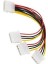 Adet 4 Pin Ide Molex 3 Seri Ata Sata Güç Splitter Bağlantı Uzatma Kablosu ve Eklenti Bilgisayar Konnektörleri L3M7 (Yurt Dışından) 2
