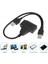 Sabit Disk Sürücüsü Dönüştürücü Kablosu USB 2.0 - Sata Adaptörü Harici Güç Için 2.5/3.5 Inç SSD Sabit Disk Sürücüsü Dönüştürücü Kablosu (Yurt Dışından) 1