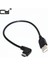 Sağ Açılı USB 3.1 Tip C Usb-C - USB 2.0 Kablosu Tablet ve Cep Telefonu Için 90 Derece Konektör 25 cm (Yurt Dışından) 2