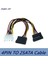 4-Pin Ide Molex Seri Ata 2 Sata Sabit Disk Güç Kablosu Adaptörü Erkek Otobüs Y Ayırıcı Hat Dönüştürücü En Iyi (Yurt Dışından) 1