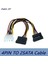 4-Pin Ide Molex Seri Ata 2 Sata Sabit Disk Güç Kablosu Adaptörü Erkek Otobüs Y Ayırıcı Hat Dönüştürücü En Iyi (Yurt Dışından) 2