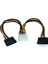 4-Pin Ide Molex Seri Ata 2 Sata Sabit Disk Güç Kablosu Adaptörü Erkek Otobüs Y Ayırıcı Hat Dönüştürücü En Iyi (Yurt Dışından) 3