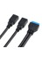 2 Port USB 3.0 Dişi - Anakart 20PIN Ön Panel Için Başlık Kablosu 20CM (Yurt Dışından) 3