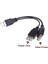 USB 2.0 A Erkek - Çift Veri USB 2.0 A Dişi + Güç Kablosu USB 2.0 A Dişi Uzatma Kablosu 20CM (Yurt Dışından) 3