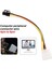 20 cm 4 Pin Erkek Molex 6 Pin Dişi Pcı-Express Pcıe Ekran Kartı Güç Dönüştürücü Adaptör Kablosu Konektörü Video Kartları Için (Yurt Dışından) 2