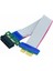 Yükseltici Pcı-E Pci Express 1x X1 Yuvası Yükseltici Kart Genişletici Uzatma Şerit Flex Yeniden Yerleştirme Kablosu 20 cm (Yurt Dışından) 1