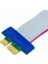Yükseltici Pcı-E Pci Express 1x X1 Yuvası Yükseltici Kart Genişletici Uzatma Şerit Flex Yeniden Yerleştirme Kablosu 20 cm (Yurt Dışından) 5
