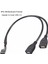 10 Pin / 9pin Anakart Dişi Başlık - Çift USB 2.0 Dişipanel Montajlı Veri Kablosu Vidalı Panel Delikli (Yurt Dışından) 2