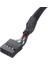 10 Pin / 9pin Anakart Dişi Başlık - Çift USB 2.0 Dişipanel Montajlı Veri Kablosu Vidalı Panel Delikli (Yurt Dışından) 4