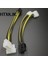 Sıcak 6 Inç 2 x Molex 4 Pin - 8-Pin Pcı Express Ekran Kartı Pci-E Atx Psu Güç Dönüştürücü Kablosu - Molex - Pcie 8 Pin Adaptör (Yurt Dışından) 5