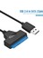 USB 2.0 - Sata 22PIN Adaptör Dönüştürücü Kablosu Için 2.5in HDD SSD Sabit Sürücüler Usb2.0 - Sata 22PIN Kablo Adaptörü Bilgisayar Kabloları (Yurt Dışından) 5