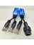 8pin RJ45 Ayırıcı Upoe Kablo Seti 2 Adet 8p Iki Konnektör RJ45 Birleştirici Poe Hattı Iki Kamera RJ45 Ağ Kablosu Uzatma Kablosu (Yurt Dışından) 2