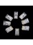 Yeni 20 Adet/grup RJ45 Konektörü 8pin RJ45 Konektörü Ağ Ethernet Kristal Fiş Fişi Cat5 CAT5E Cat6 Modüler Kablo Priz (Yurt Dışından) 1