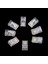 Yeni 20 Adet/grup RJ45 Konektörü 8pin RJ45 Konektörü Ağ Ethernet Kristal Fiş Fişi Cat5 CAT5E Cat6 Modüler Kablo Priz (Yurt Dışından) 2