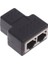 1 Ila 2 Yollu Lan Ethernet Ağ Kablosu RJ45 Dişi Splitter Konnektör Adaptörü Q1JC (Yurt Dışından) 3