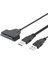 USB 2.0 Sata 7 + 15PIN Kablo Adaptörü Için 2.5 Inç Genişleme HDD Dizüstü Sabit Disk Sürücüsü Dahili Katı Hal Disk Sürücüsü (Yurt Dışından) 2