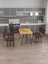 Hayat 70 x 110 Atlantik Mutfak Masası, Mutfak Masası Takımı, Yemek Masası, 2 Sandalye 1 Bench - Kahverengi 3