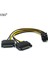 6pin Erkek Çift Sata 15PIN Erkek Adaptör Çift Sata 15PIN Erkek M Pcı-E 6 Pin Dişi F Ekran Kartı Güç Kablosu Bırak (Yurt Dışından) 1