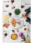 SUNUM360 Beyaz Mermer Desenli, Dönen Standlı Lüx Servis Sunum Tabağı. Dönen Pasta ve Peynir Tabağı Standı Lazy Susan 3