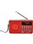 HRD-104 Taşınabilir 2-Bantlı Dijital Ayarlı Radyo 1.3 Inç LCD Ekranlı (Yurt Dışından) 1