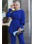 Gipeli Tunik Pantolon Tesettür Ikili Takım 218 - Saks Mavi 2