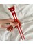 Renkli Chopstick Ve Chopstick Öğrenme Aparatı Kırmızı 2