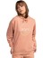 Surf Stoked Hoodie Terry Kadın Pembe Sweatshirt 1