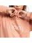 Surf Stoked Hoodie Terry Kadın Pembe Sweatshirt 4