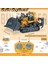 Işıklı Sesli Full Fonksiyon Metal Hareketli Buldozer 9 Kanal 2.4ghz Uzaktan Kumandalı Iş Makinesi Kepçe Rc 3