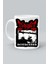 Rock Müzk Grup Mayhem Logo Baskılı Beyaz Kupa Bardak 1