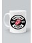 Rock Müzk Grup Rolling Stones Logo Baskılı Beyaz Kupa Bardak 1
