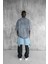 Erkek Yıkamalı Yumuşak Dokulu Oversize T-Shirt Füme 5