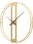 50CM Modern Basit Moda Metal Saat Yuvarlak Oturma Odası Yaratıcı Dekorasyon Duvar Saati (Yurt Dışından) 2