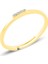 Gümüş Altın Yaldızlı Zirkon Taşlı Ayarlamalı Elegant Gümüş Yüzük SGTL10615GOLD 1