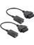 Honda 3pin Obd1 Adaptörü Için 2pc Obd2 Kablosu Obd2 Obdıı 3 Pin'den 16 Pin'e (Yurt Dışından) 1