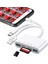 Apple 13 Dönüştürücü Için iPhone iPad Için Micro-Sd Tf Kart Okuyucu Kiti Için Otg USB Kamera Çoklu Bellek Adaptörü (Yurt Dışından) 3