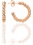 Gümüş Rose Dorica Toplu 20 mm Halka Küpe SGTL12823ROSE 1