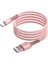 USB C Veri Kablosu Oksijensiz Saf Bakır Çekirdek Sıvı (1 5 M Pembe) (Yurt Dışından) 1