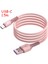 USB C Veri Kablosu Oksijensiz Saf Bakır Çekirdek Sıvı (1 5 M Pembe) (Yurt Dışından) 5